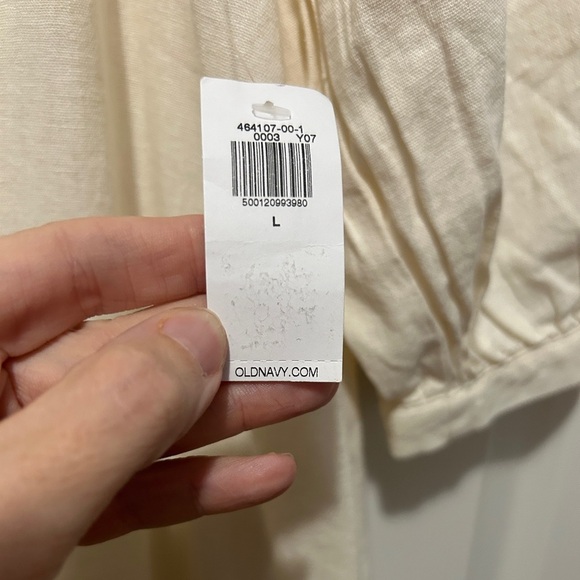 Split-Neck Linen-Blend Midi Dress - Picture 3 of 5